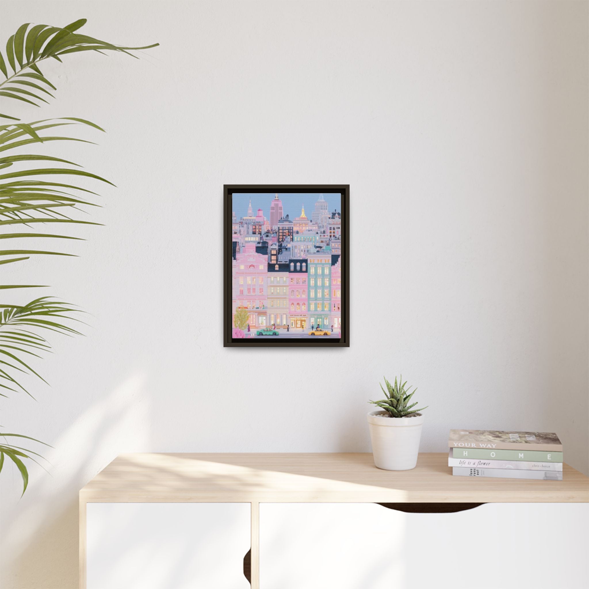 Pastel NYC Skyline Canvas
