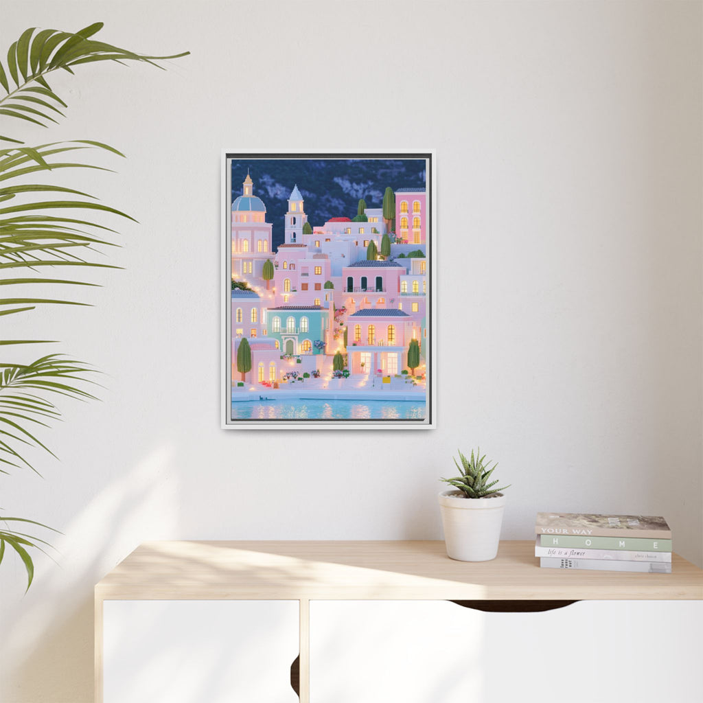 Amalfi Coast Framed Canvas