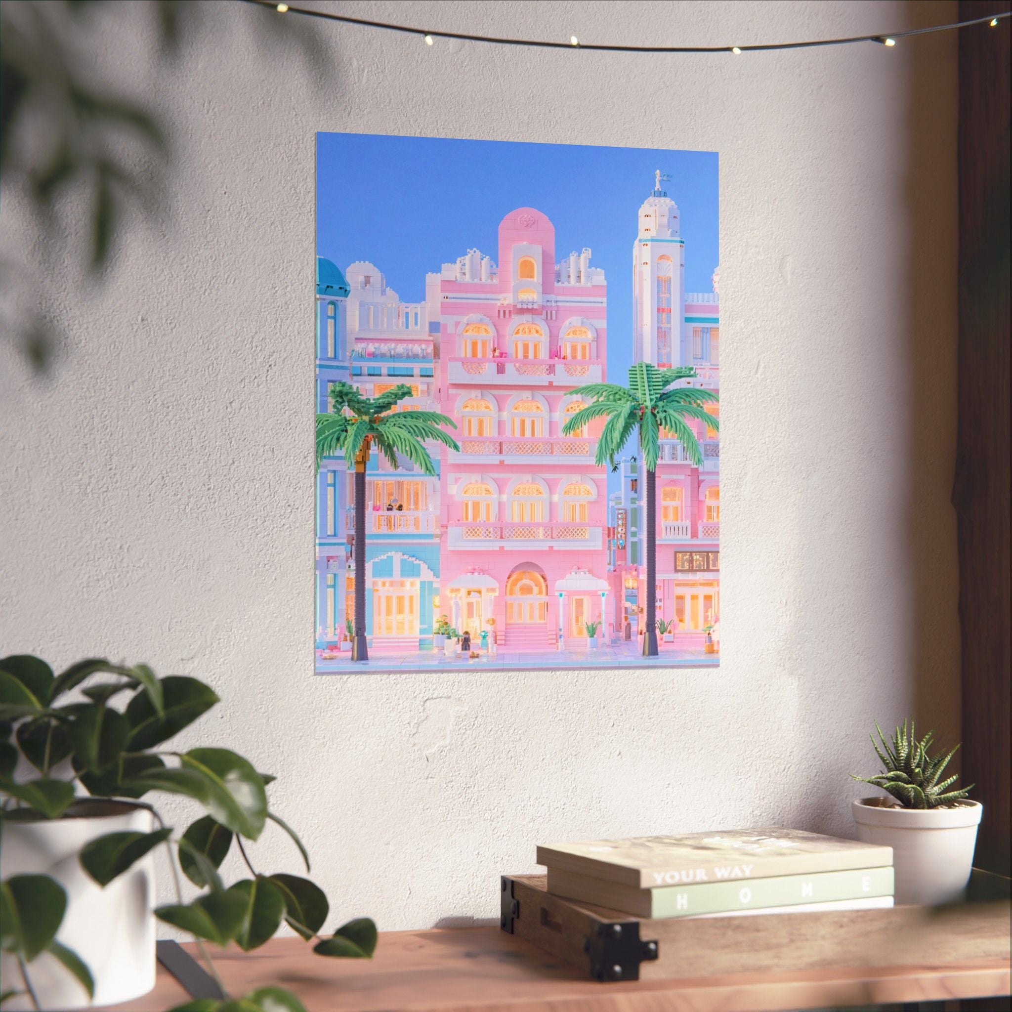 Miami Art Deco Facade Poster