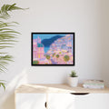Positano Cliffside Framed Canvas