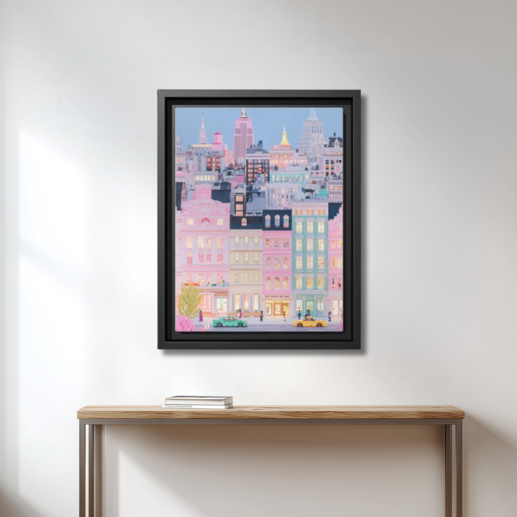 Pastel NYC Skyline Canvas