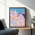 Santorini Greece Canvas