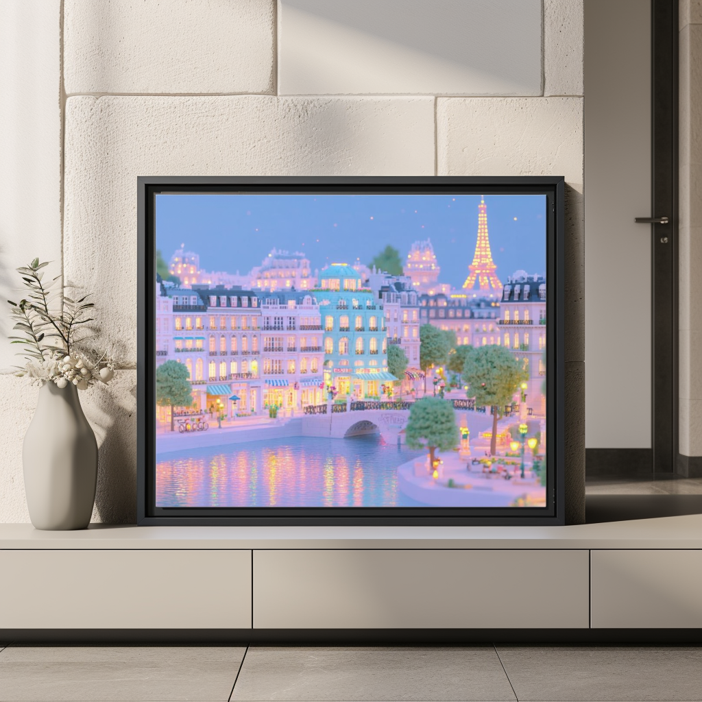 Paris Skyline Canvas