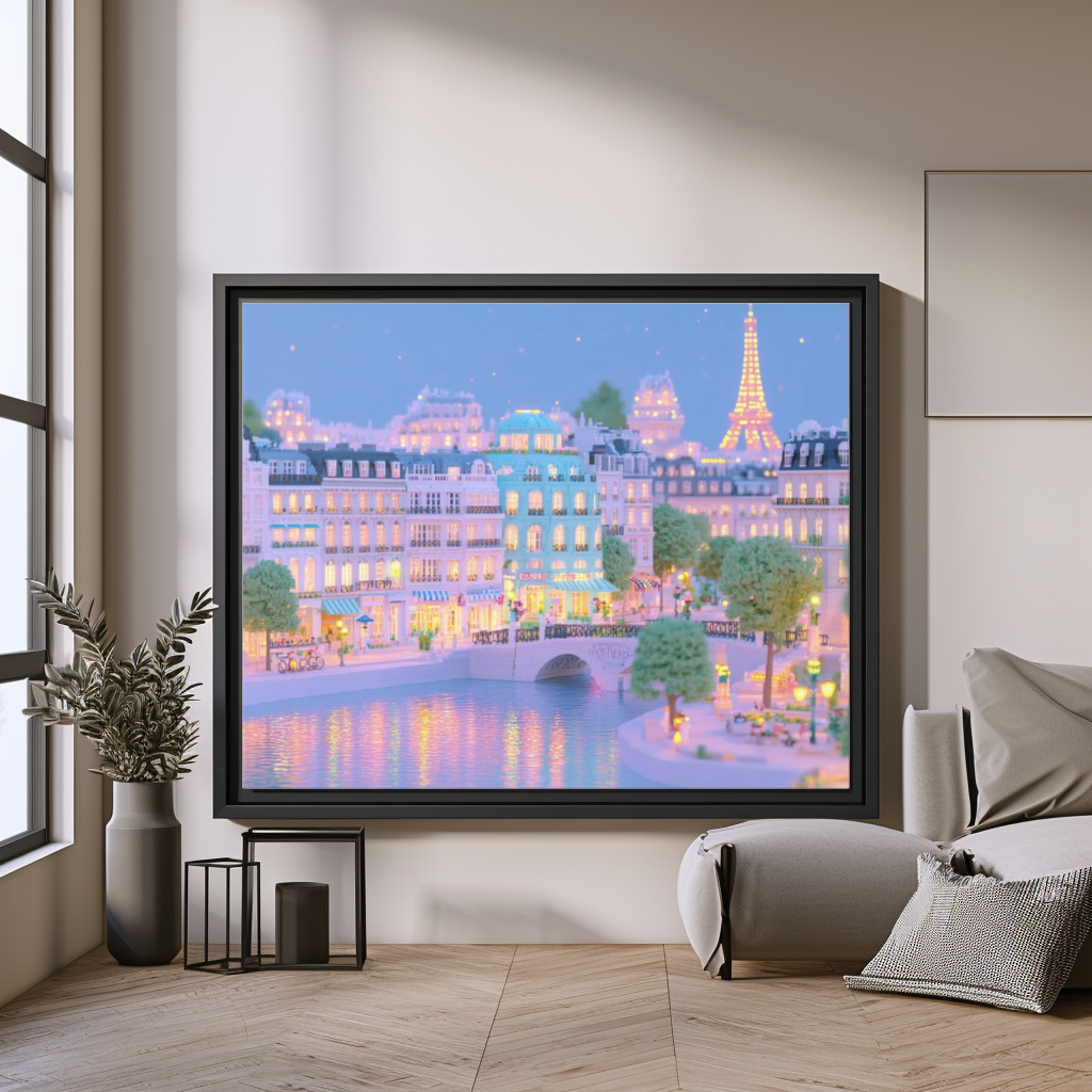 Paris Skyline Canvas