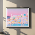 Santorini Greece Canvas