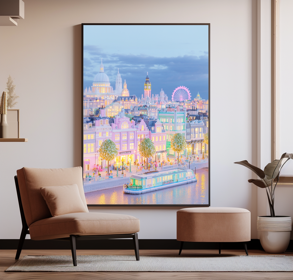 Pastel London Big Ben Poster