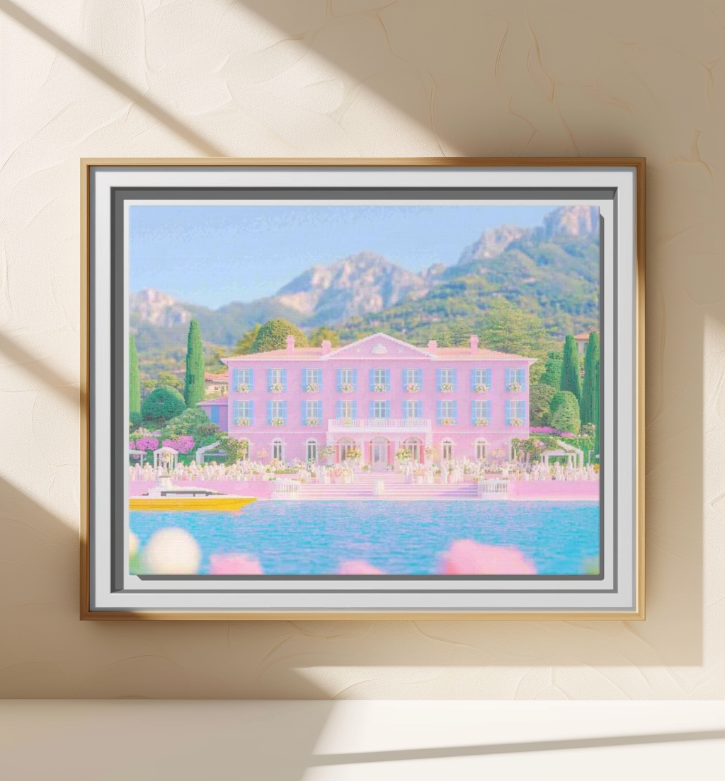 Lake Como Villa Poster