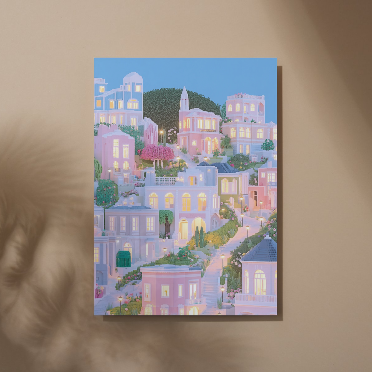 Pastel San Francisco Cityscape Poster