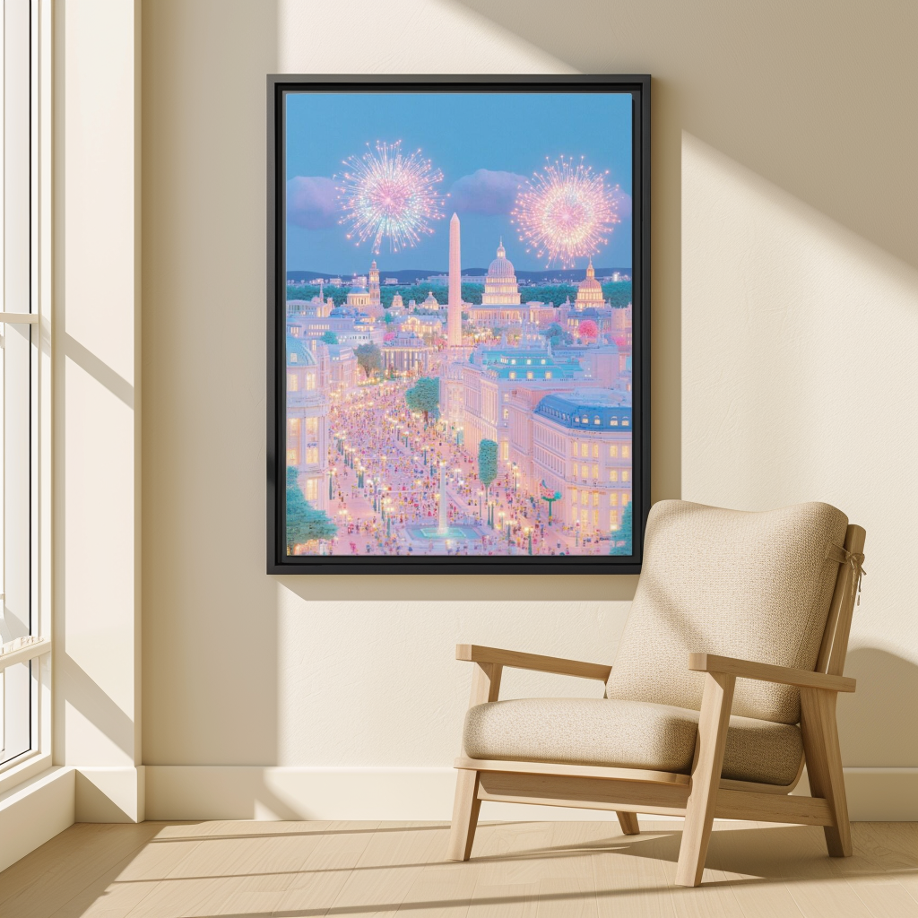 Washington DC Fireworks Poster