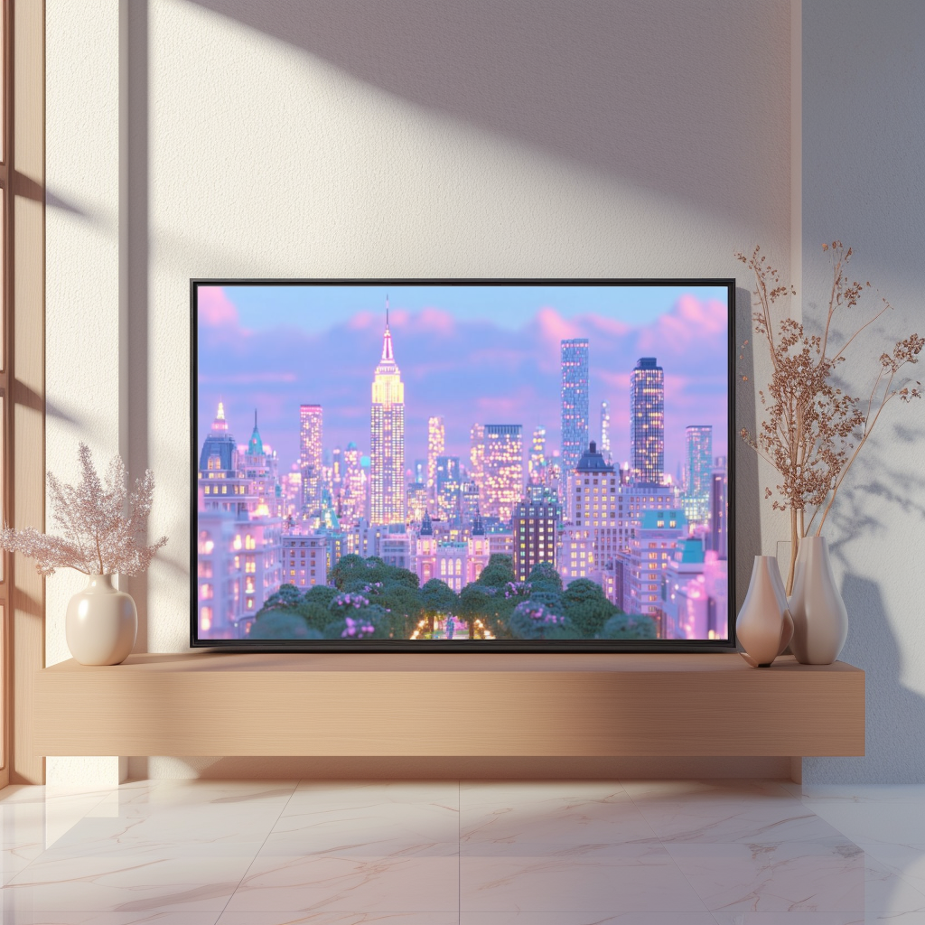 NYC Central Park Framed Canvas