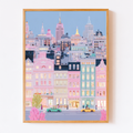 Pastel NYC Skyline Poster