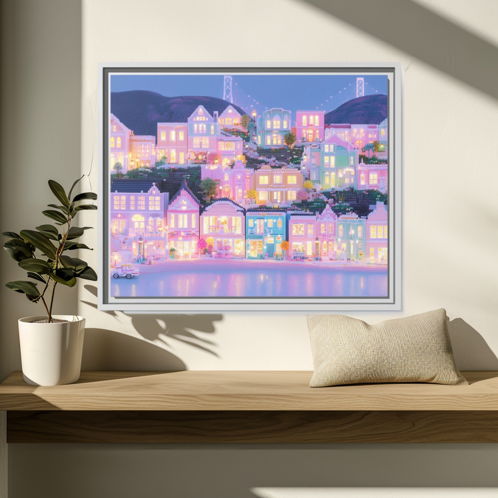 Pastel San Francisco Skyline Poster