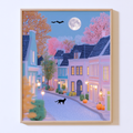 Halloween Village Poster