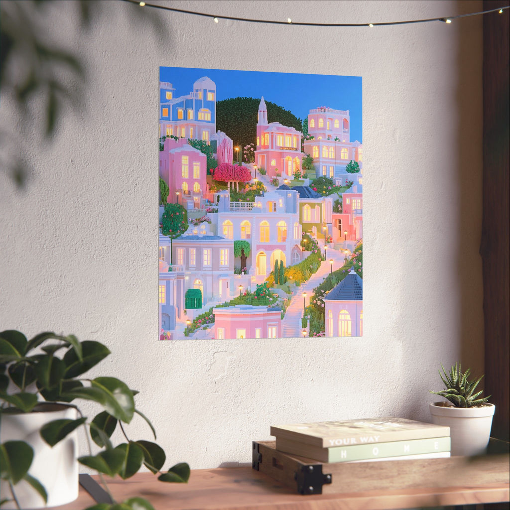 Pastel San Francisco Cityscape Poster
