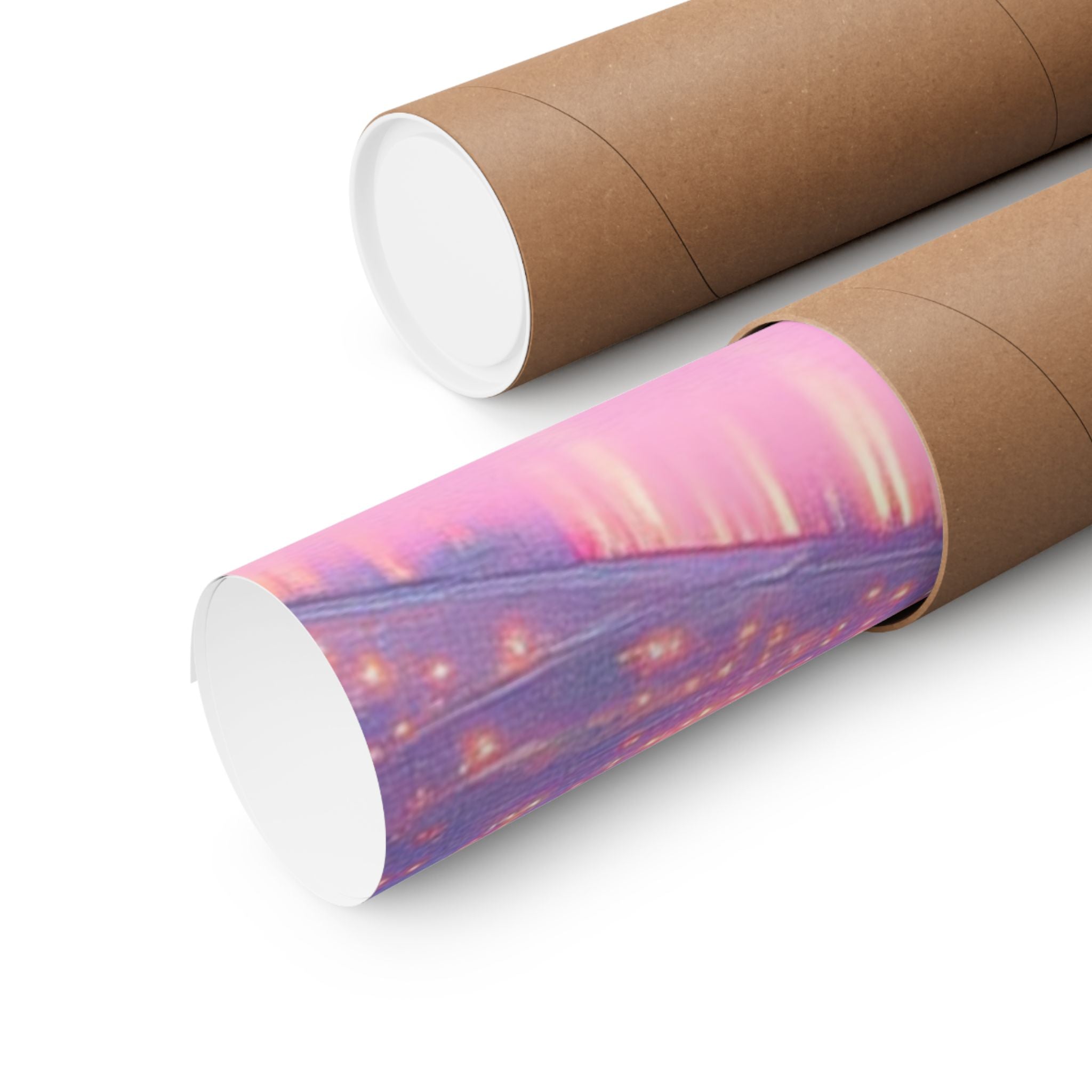 Pastel Chicago Skyline Poster