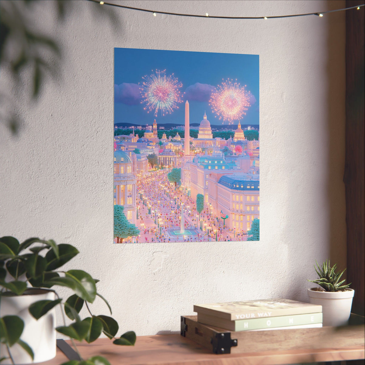 Washington DC Fireworks Poster