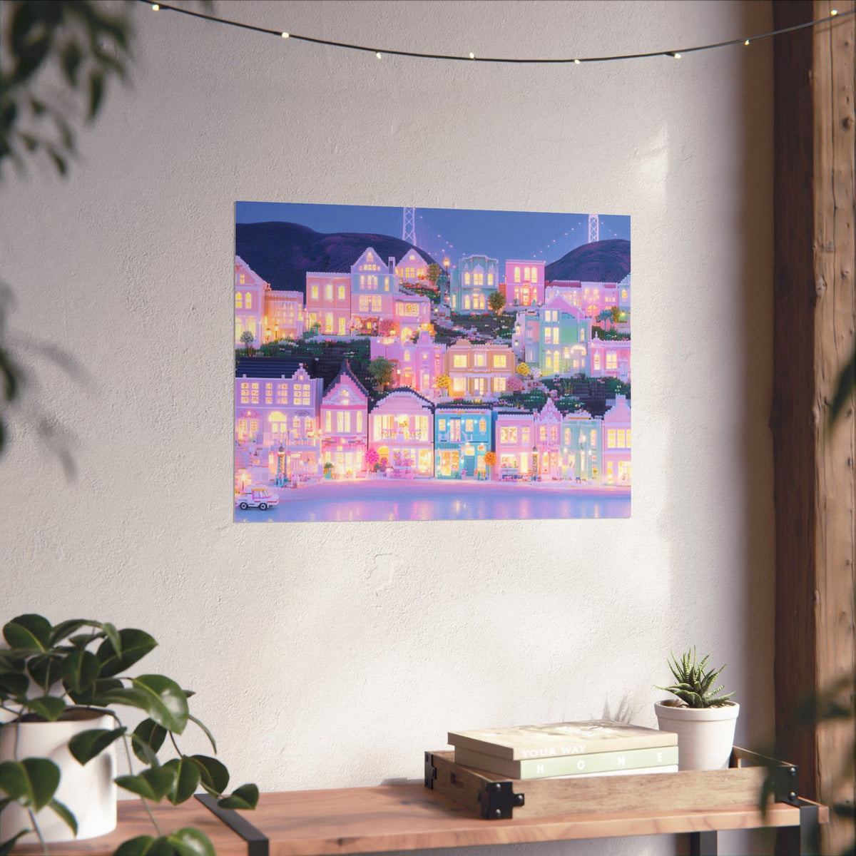 Pastel San Francisco Skyline Poster