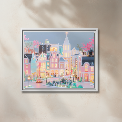 Boston Skyline Canvas