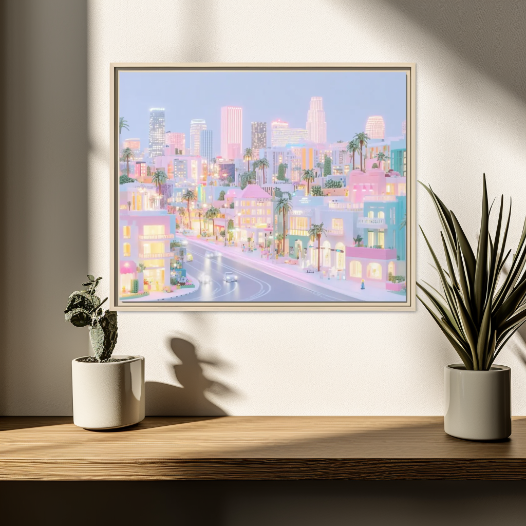 Los Angeles Skyline Canvas