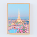 Paris Eiffel Tower Poster